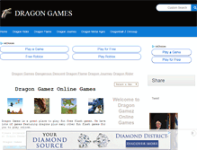 Tablet Screenshot of dragongames.us